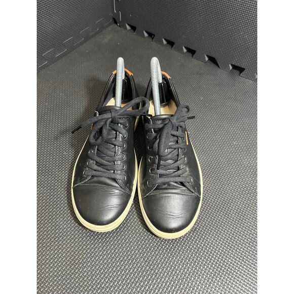 Ecco soft 7 sneaker women's EU 37 US 6 Extra Wide black leather casual shoes - Picture 2 of 8